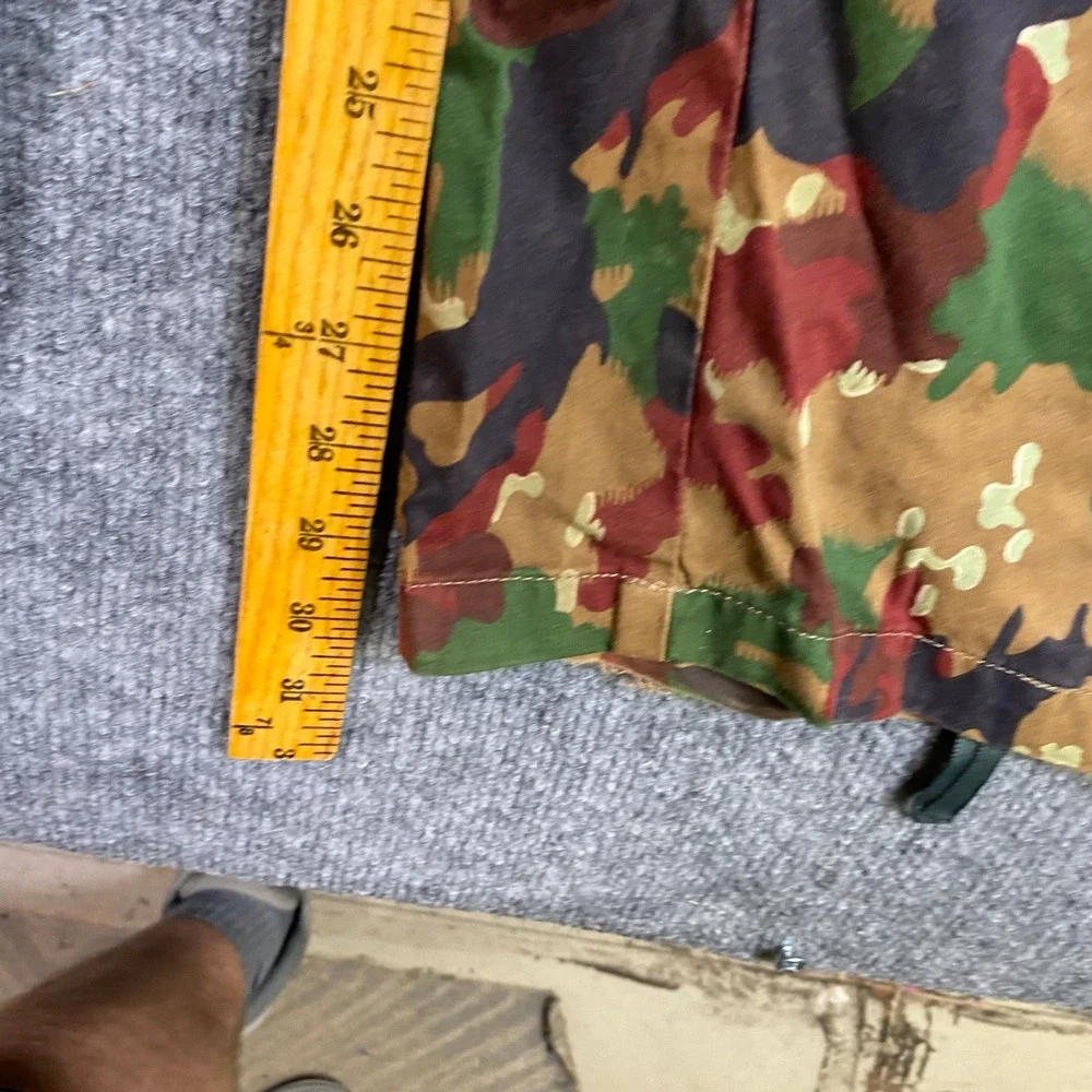 Swiss Military Alpenflage M70 Camo Cargo Field Pants Mens 30x30 Taz 83 Red Camo